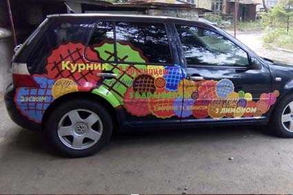 Брендування авто під кондитерську